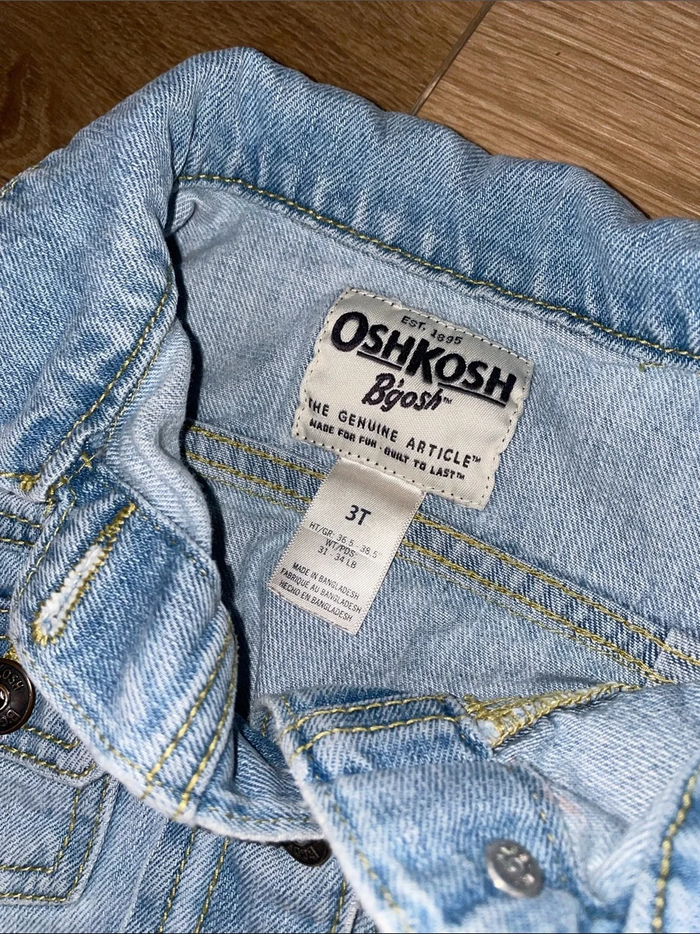 OshKosh B'gosh Light Wash Denim Jacket